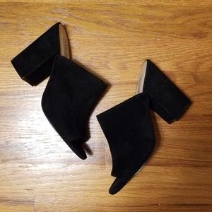 Steve Madden block heel slip on
